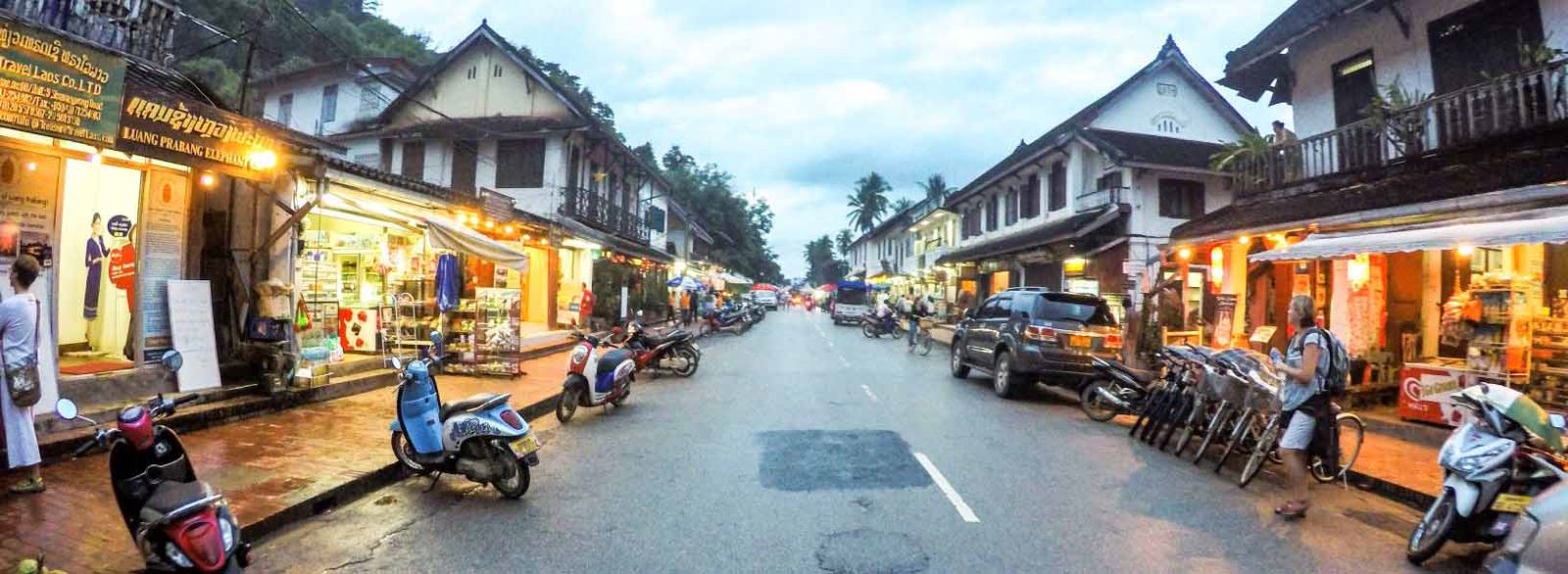 1. Strolling through the picturesque streets in Luang Prabang