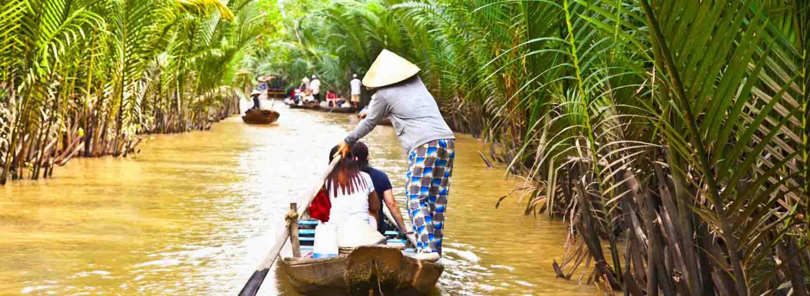 canoe excursions in the orchards of the Mekong Delta.