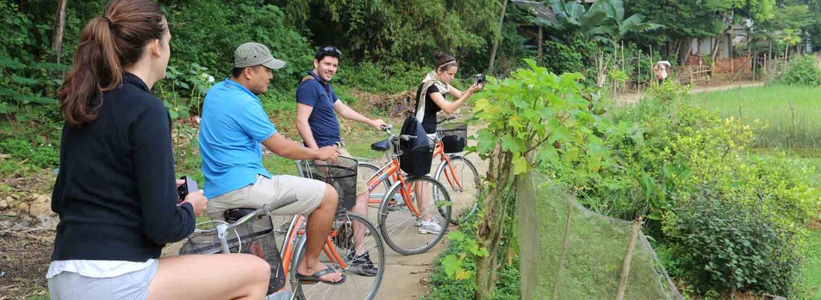 Biking in typical villages in Mai Chau